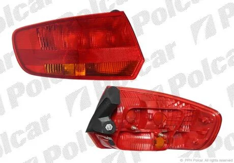 Ліхтар задній AUDI A3 03-08 Polcar 1331871E