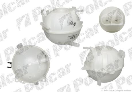 Бачок компенсаційний Audi A3, VW Caddy, Golf, Passat, Touran 1,2-3,2, 05- Polcar 1331ZB1
