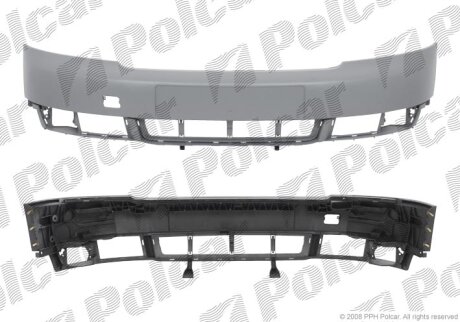 Бампер передній, AUDI A4 11.00- Polcar 133407J