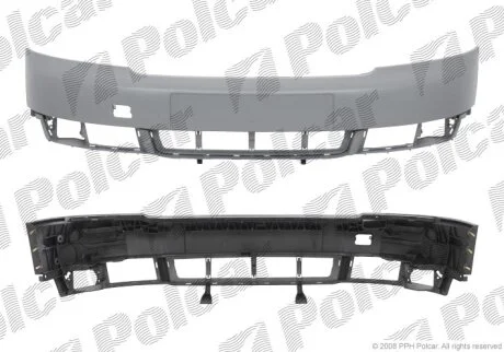 Бампер передній, AUDI A4 11.00- Polcar 133407J
