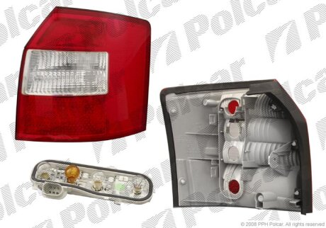 Ліхтар задній, AUDI A4, 01- Polcar 1334882E