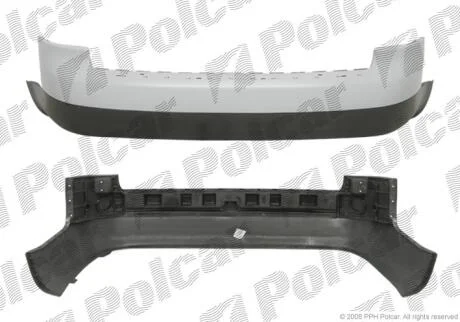Бампер задній Polcar 1334962