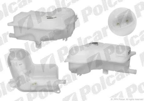 Компенсаційний бачок VAG A4/A6/Passat 1.8T/1.9Tdi/2.0Tdi/2.0Tfsi 97- Polcar 1334ZB1