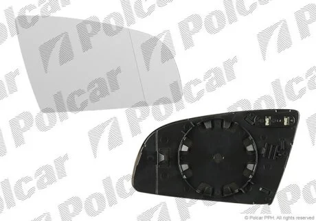 Вставка зовнішнього дзеркала правий, A4, SDN/AVANT 04-08 Polcar 1335551M