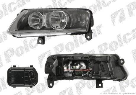 Фара основна, A6 SDN/KOMBI 05- Polcar 133810E