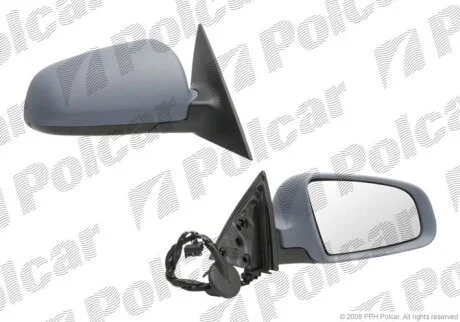 Дзеркало зовнішнє правий A6 SDN/KOMBI 05- Polcar 1338525M