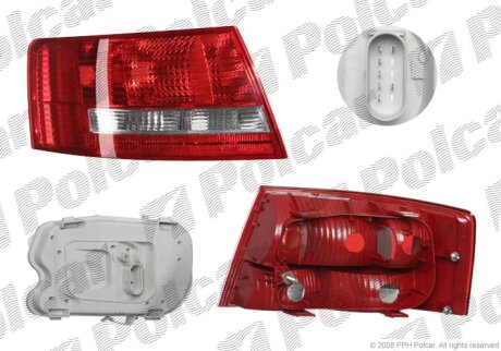 Ліхтар задній, A6 SDN/KOMBI 05- Polcar 133888X