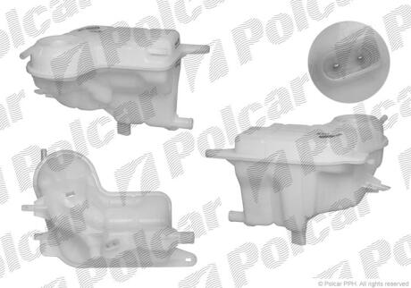 Компенсаційний бачок VAG A6/Allroad 2.7Tdi/3.0Tdi 04- Polcar 1338ZB2