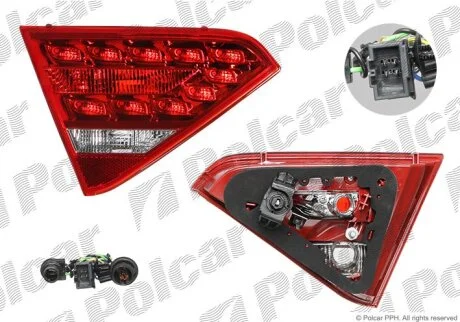 Ліхтар задній A5/S5, 03.07- Polcar 1355874U