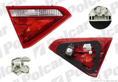 Ліхтар задній, A5/S5, 03.07- Polcar 1355881U