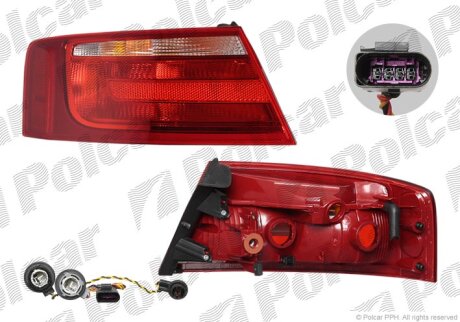 Ліхтар задній A5/S5, 03.07- Polcar 135588U
