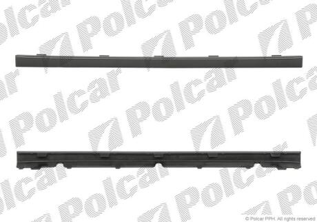Кронштейн решітки в бампері середн Polcar 1365071