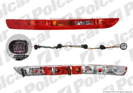 Ліхтар задній, Q5, 09.08- Polcar 136588U
