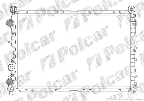 Радіатори охолодження Polcar 1402084