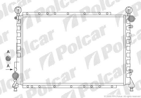 Радіатори охолодження Polcar 1402085
