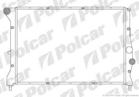 Радіатор охолодження, GT (937_), 11.03-09. Polcar 1404082X