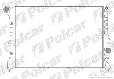 Радіатор охолодження, GT (937_), 11.03-09. Polcar 140408A2