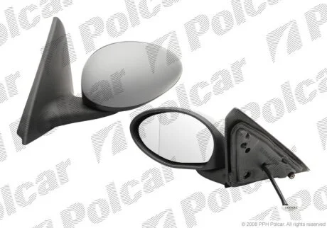 Дзеркало зовнішнє лівий, ALFA ROMEO 147 01- Polcar 1404514M