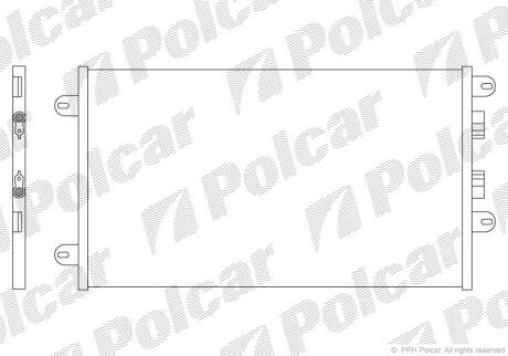 Радіатори кондиціонера Polcar 1404K8C1