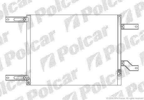 Радіатори кондиціонера Polcar 1407K8C1