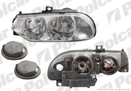 Фара основна, ALFA ROMEO 156, 97- Polcar 1408090E