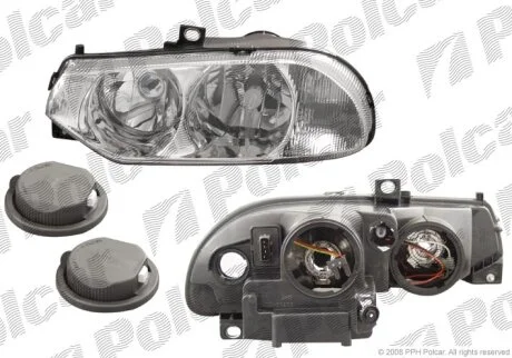 Фара основна, ALFA ROMEO 156, 97- Polcar 1408100E