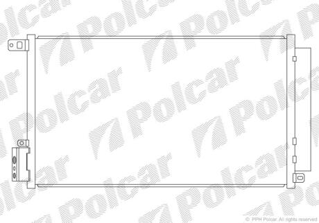 Радіатори кондиціонера Polcar 1425K8C1