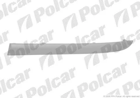 Молдинг бампера лівий, BMW 1 E87, 09.04- Polcar 2001075J