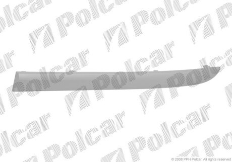 Молдинг бампера правий BMW 1 E87, 09.04- Polcar 2001076J