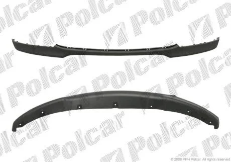 Спойлер бампера переднього BMW 1 E87, 09.04- Polcar 200125
