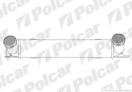 Інтеркулер BMW 1 (E81), 1 (E82), 1 (E87), 1 (E88), 3 (E90), 3 (E91), 3 (E92), 3 (E93), X1 (E84) 2.0D 06.04-06.15 Polcar 2001J81