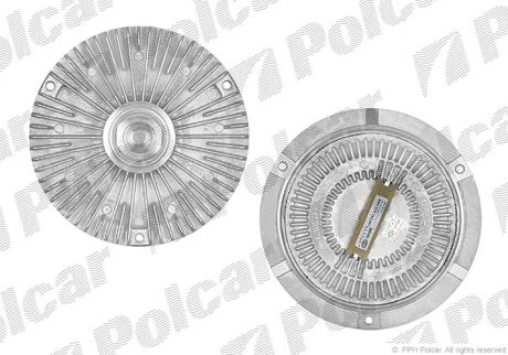 Віско-зчеплення, BMW, OPEL OMEGA Polcar 200523S1