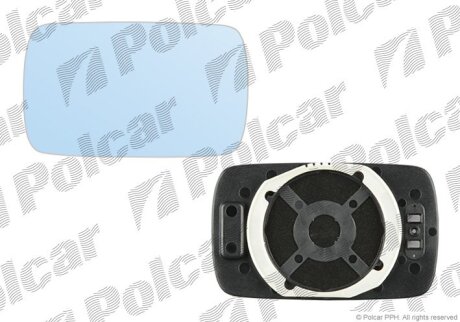 Вставка зовнішнього дзеркала лівий, BMW E30 82-90 Polcar 2005545M