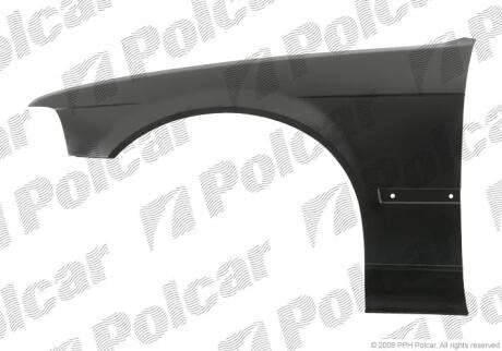 Крило переднє лівий BMW 3 E36, 12/90- Polcar 2007012