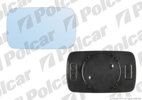 Вставка зовнішнього дзеркала лівий=правий, BMW E36/E34 91- Polcar 2007555M