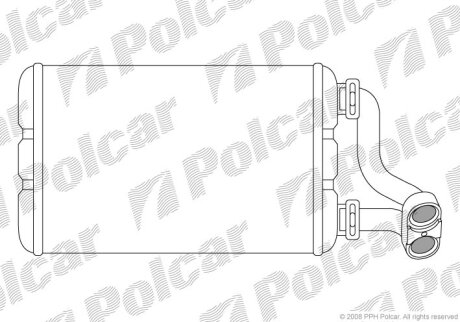 Радіатор обігріву, 3 E36 91- Polcar 2007N85