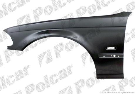 Крило переднє праве BMW 3 series (E46), 1998- Polcar 200802