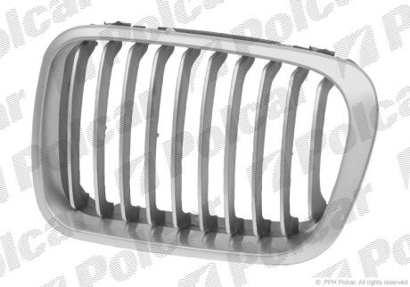 Решітка правий BMW3 E46 SDN/KB, 97- Polcar 20080512