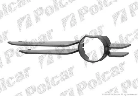 Решітка в бампері лівий Polcar 20082711
