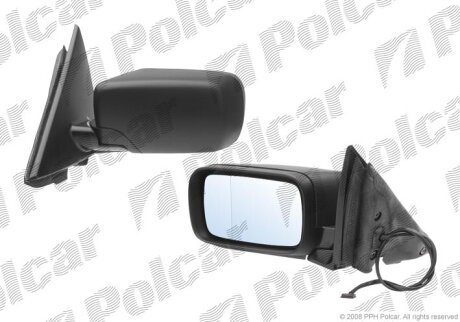 Дзеркало зовнішнє правий, BMW 3 E46 COMPACT02- Polcar 2008528M
