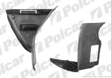 Підкрилок правий BMW3 E46 SDN/KB, 97- Polcar 2008FP1