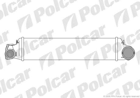 Радіатор повітря (інтеркулери), 3 E46 98- Polcar 2009J81