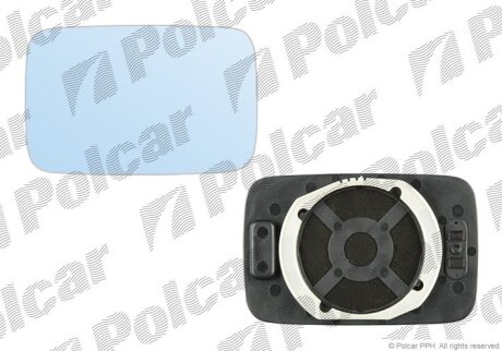 Вставка зовнішнього дзеркала правий, BMW 5 E34 4D 88-92 Polcar 2015552M