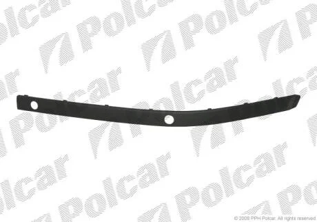 Молдинг бампера правий Polcar 20160726