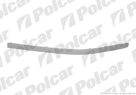 Молдинг бампера BMW 5 E39, 00- Polcar 20160737