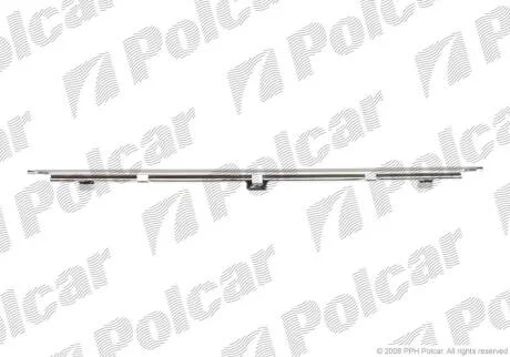 Молдинг накладки бампера Polcar 2016078