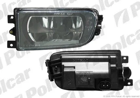 Фара передня, BMW 5 E39, 96- Polcar 2016291E