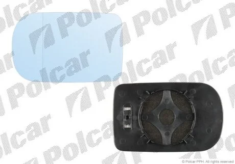 Вставка зовнішнього дзеркала лівий, BMW 5 E39 96- Polcar 2016542M