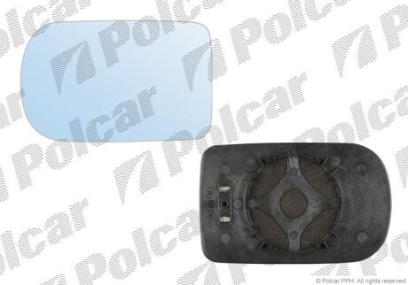 Вставка зовнішнього дзеркала правий, BMW 5 E39 96- Polcar 2016551M