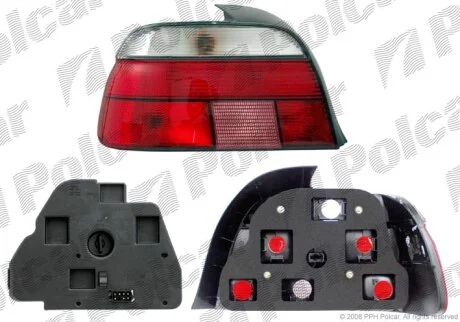 Ліхтар задній, BMW 5 E39, 96- Polcar 2016881E